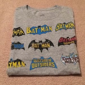 Gray Batman T Shirt